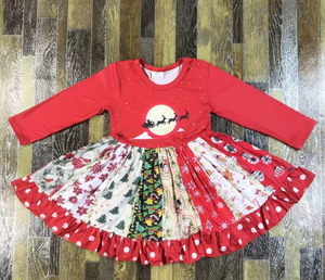 Christmas magic twirl dress