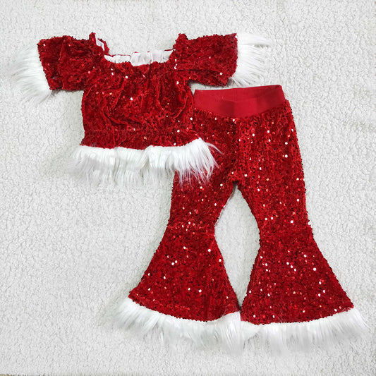 Santa sequin set