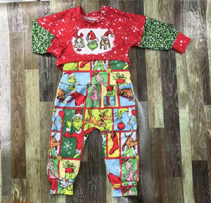 Christmas crew honey top romper