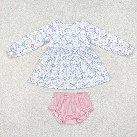 Blue/pink couqette bloomers set