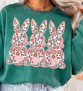 Floral bunnies