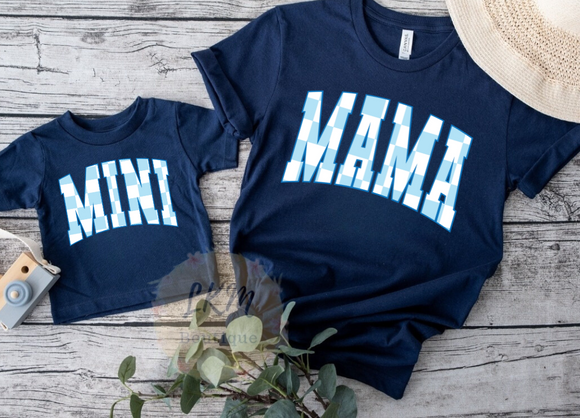 Mama/mini Blue