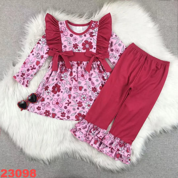 Pretty in pink Floral outfit set