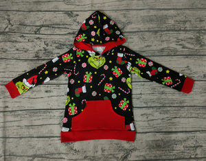 Candy cane light weight hoodie