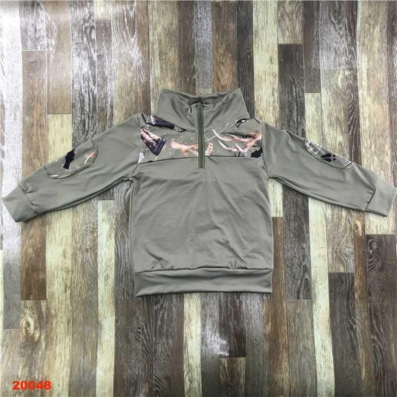 Camo pullover