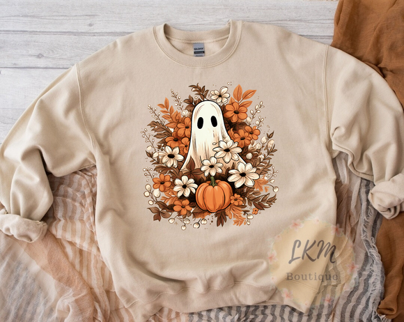 Fall floral ghost
