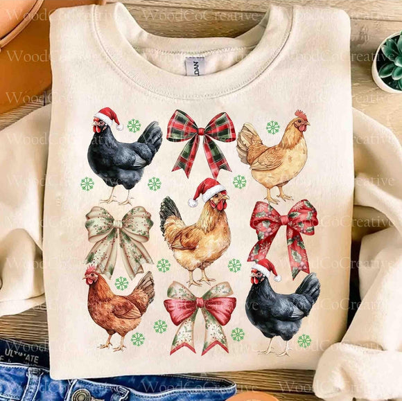 Christmas chickens