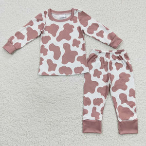 Brown cow spots 2 piece set