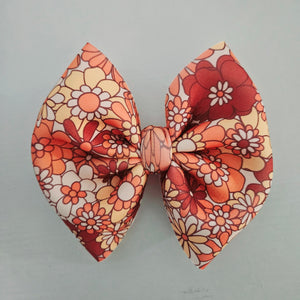 Retro fall floral bows