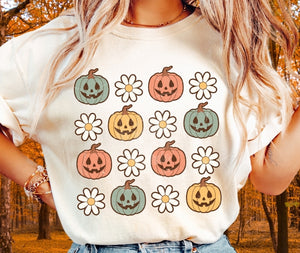 Floral pumpkins