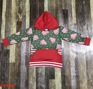 Christmas cake lightweight hoodie