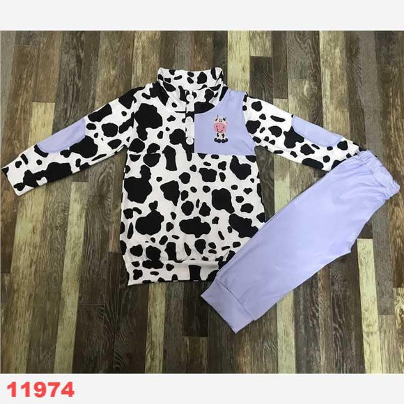 Blue cow set