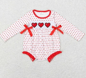 Heart bubble romper